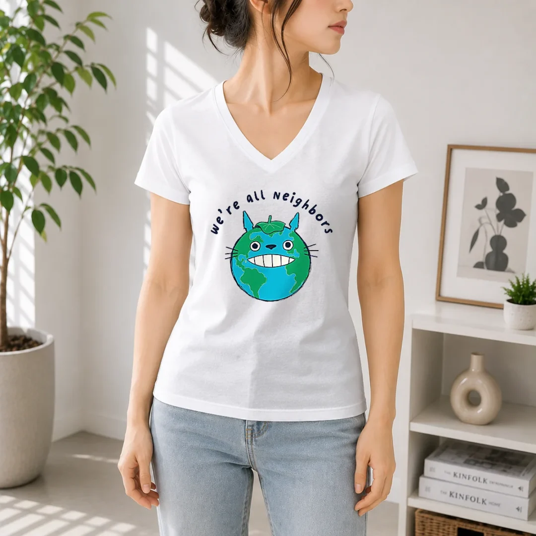 top-neighbors-from-woot-v-neck-shirt Top Neighbors From Woot! V-Neck Shirt