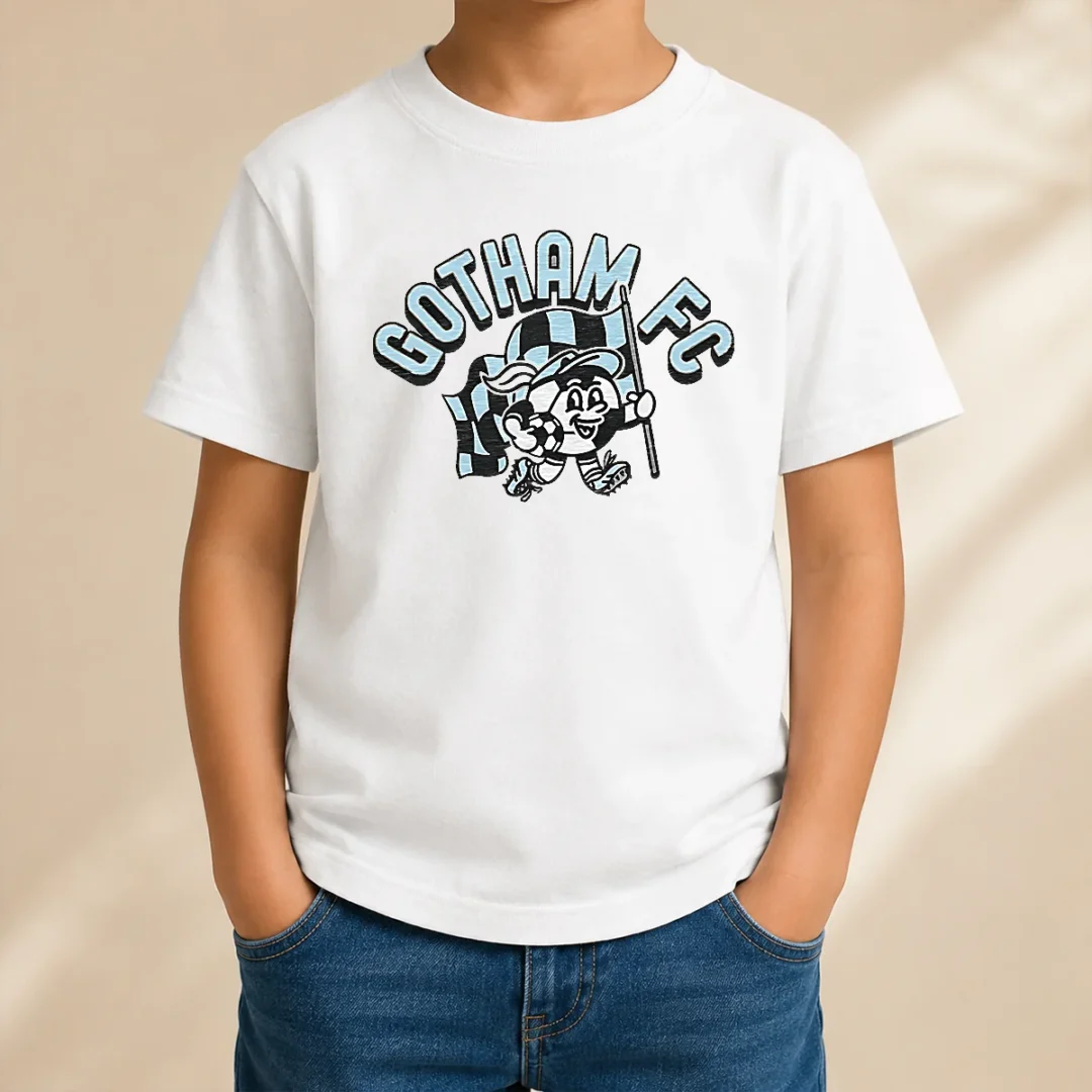 top-nice-kid-s-gotham-fc-soccer-player-grey-kids-t-shirt Top Nice Kid'S Gotham FC Soccer Player Grey Kids T-Shirt