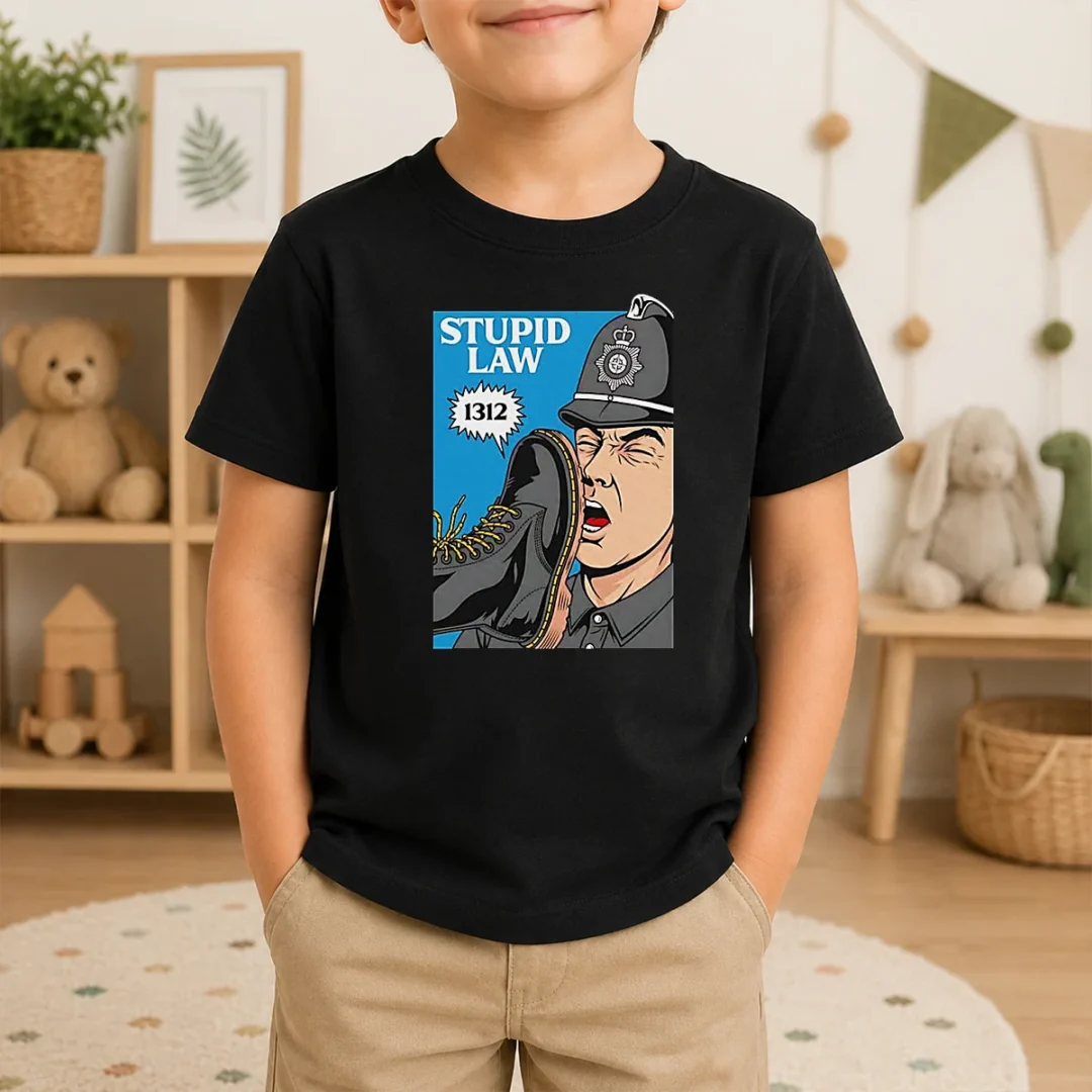 Top Police Stupid Law Kids T Shirt Top Police Stupid Law Kids T-Shirt