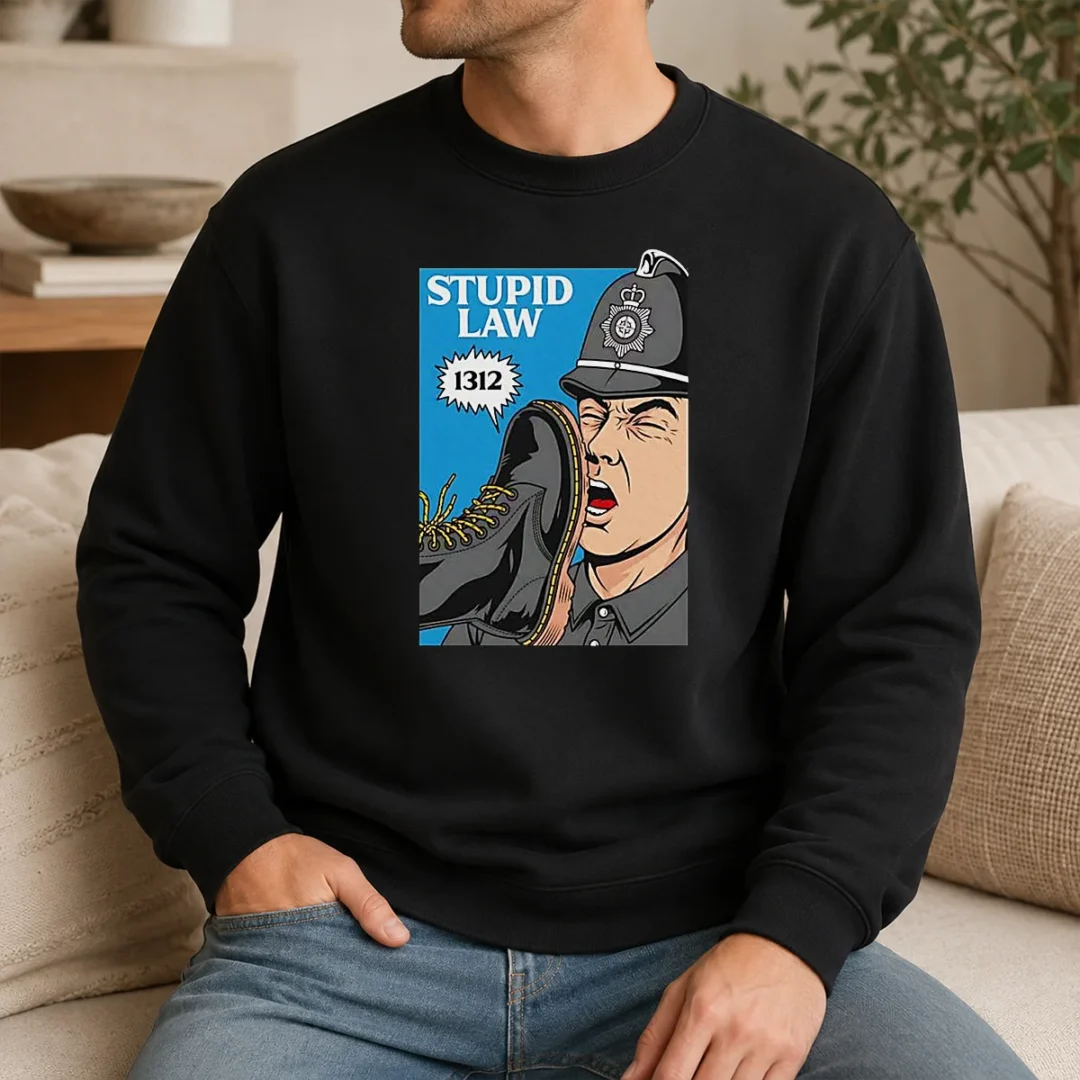 Top Police Stupid Law Sweater Top Police Stupid Law Sweater