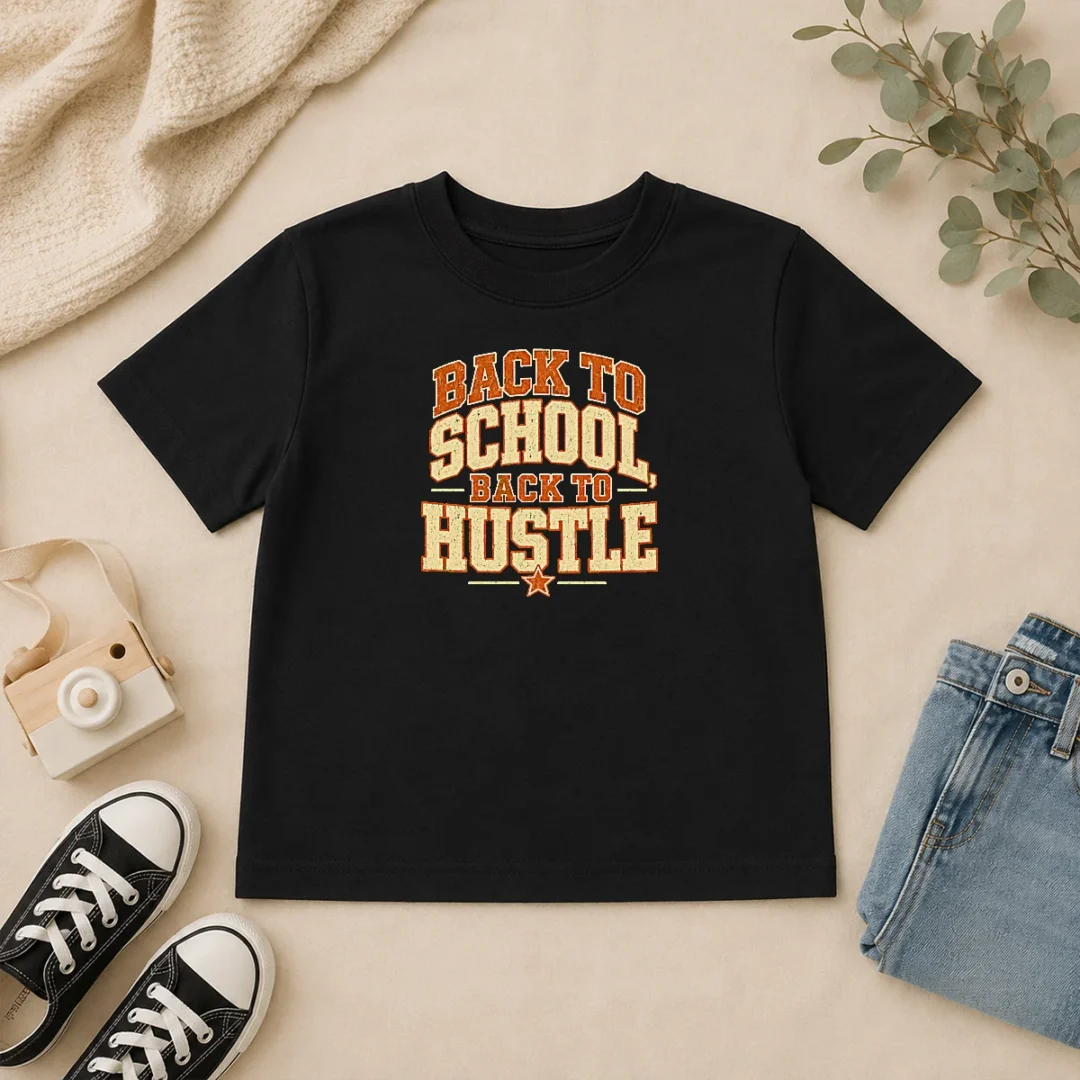 Top Pretty Back To School Hustle Vintage For Students And Teacher Kids T Shirt Top Pretty Back To School Hustle Vintage For Students And Teacher Kids T-Shirt