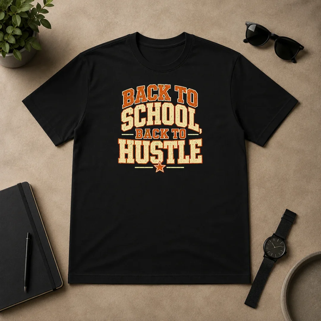 Top Pretty Back To School Hustle Vintage For Students And Teacher t shirt Top Pretty Back To School Hustle Vintage For Students And Teacher