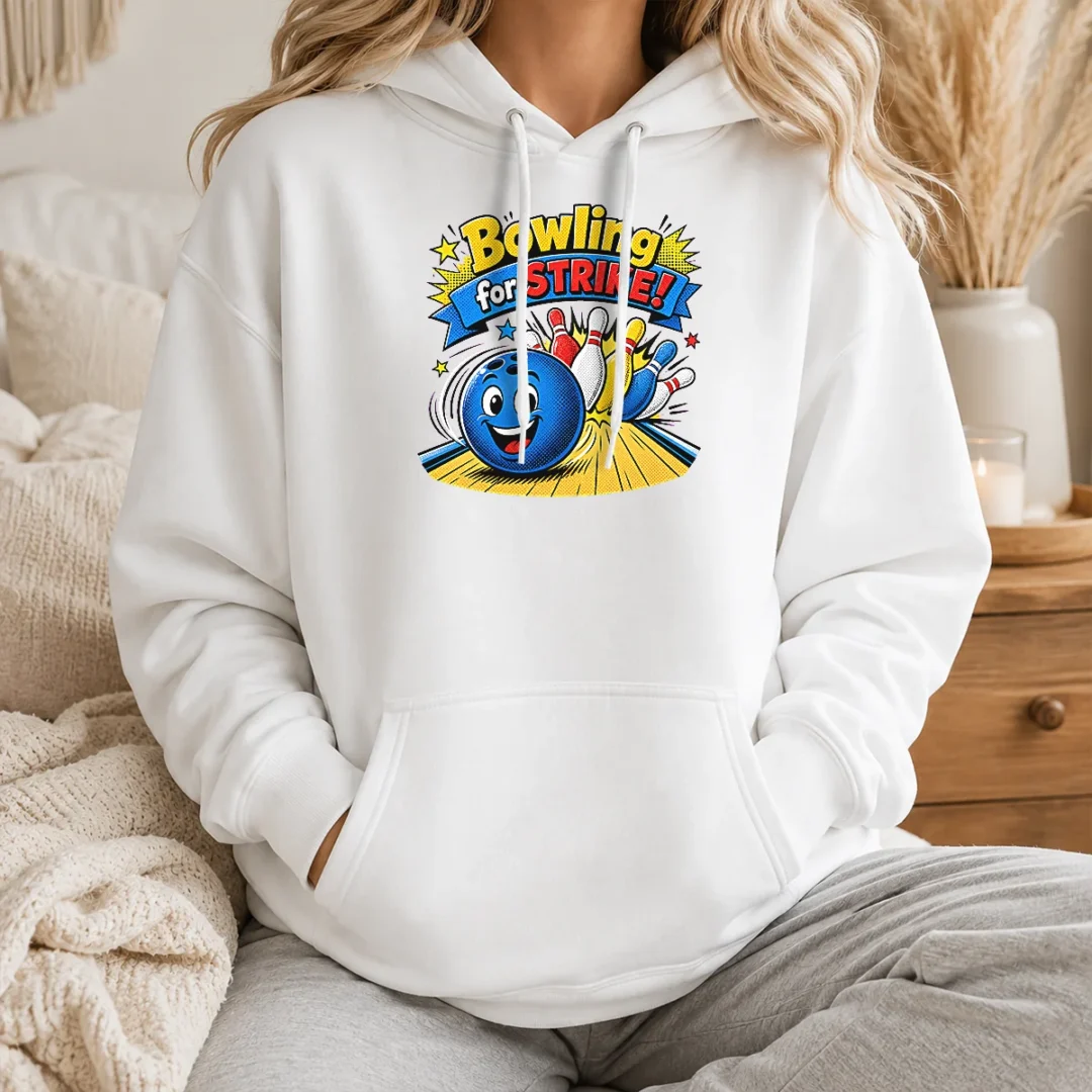 Top Pretty Bowling For Strike Cheerful Pop Art Hoodie Top Pretty Bowling For Strike Cheerful Pop Art Hoodie