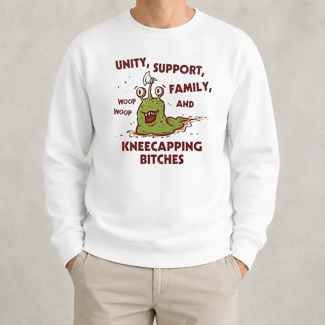 top-pretty-dungeon-crawler-carl-inspired-unity-support-and-family-and-kneecapping-bitches-sweater-2 Top Pretty Dungeon Crawler Carl Inspired Unity Support And Family And Kneecapping Bitches Sweater