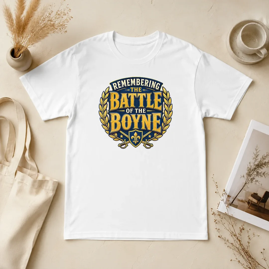 Top Pride In History Typography For Battle Of The Boyne t shirt Top Pride In History Typography For Battle Of The Boyne