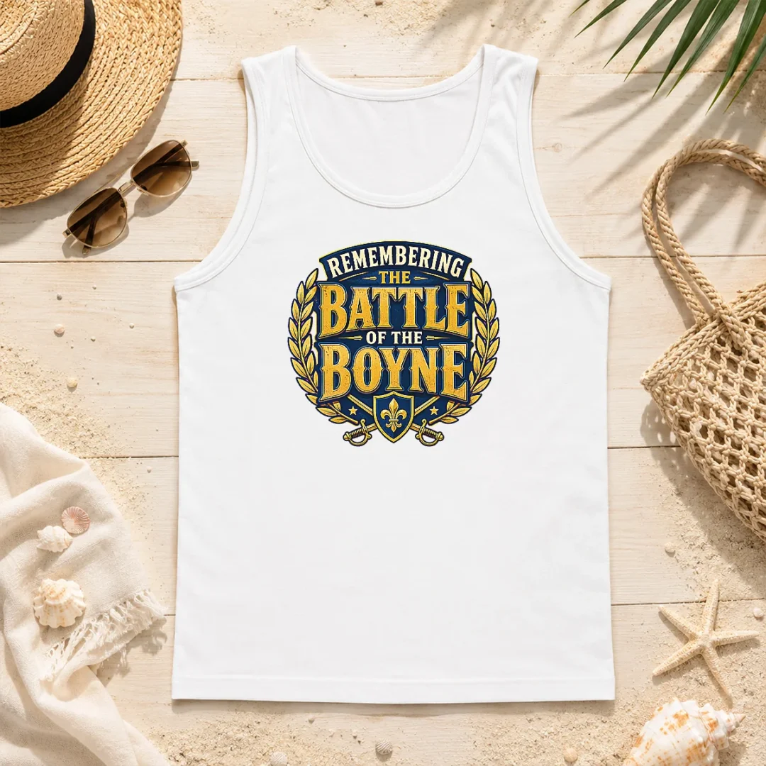 Top Pride In History Typography For Battle Of The Boyne Tank Top Top Pride In History Typography For Battle Of The Boyne Tank Top