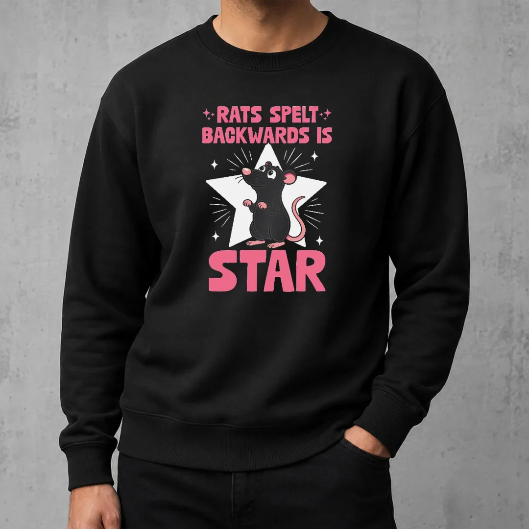 top-rat-humor-gift-rats-spelt-backwards-is-star-sweater Top Rat Humor Gift Rats Spelt Backwards Is Star Sweater
