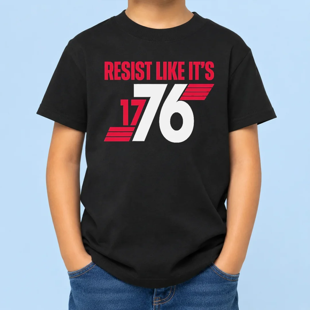 top-resist-like-it-s-1776-american-revolution-kids-t-shirt Top Resist Like It'S 1776 American Revolution Kids T-Shirt