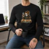 Top Skeleton Girl Coffee Humor Mascot Long Sleeve Shirt