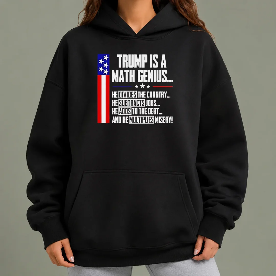 top-trump-is-a-math-genius-hoodie Top Trump Is A Math Genius Hoodie
