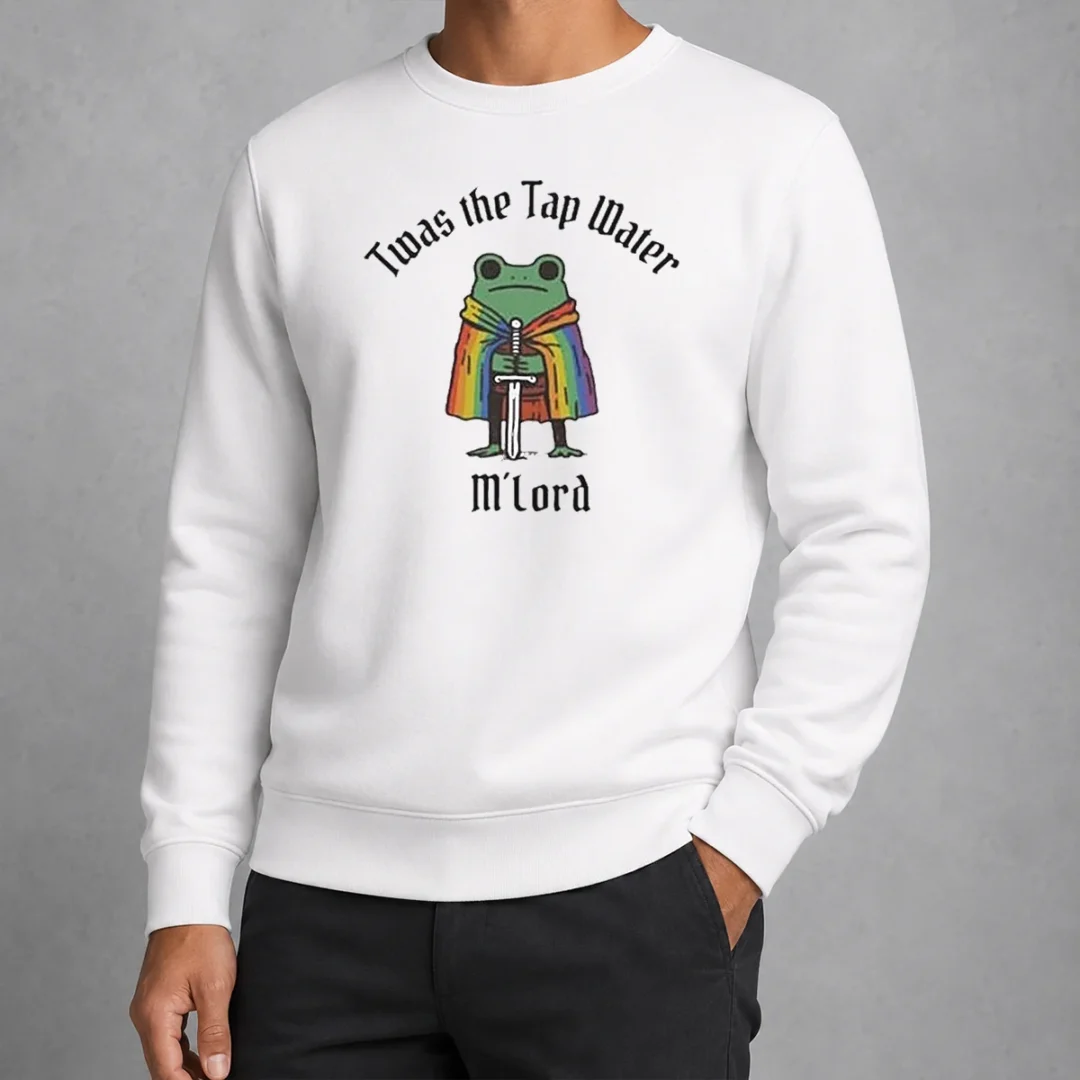 top-twas-the-tap-water-frog-lgbtq-pride-sweater Top Twas The Tap Water Frog LGBTQ Pride Sweater