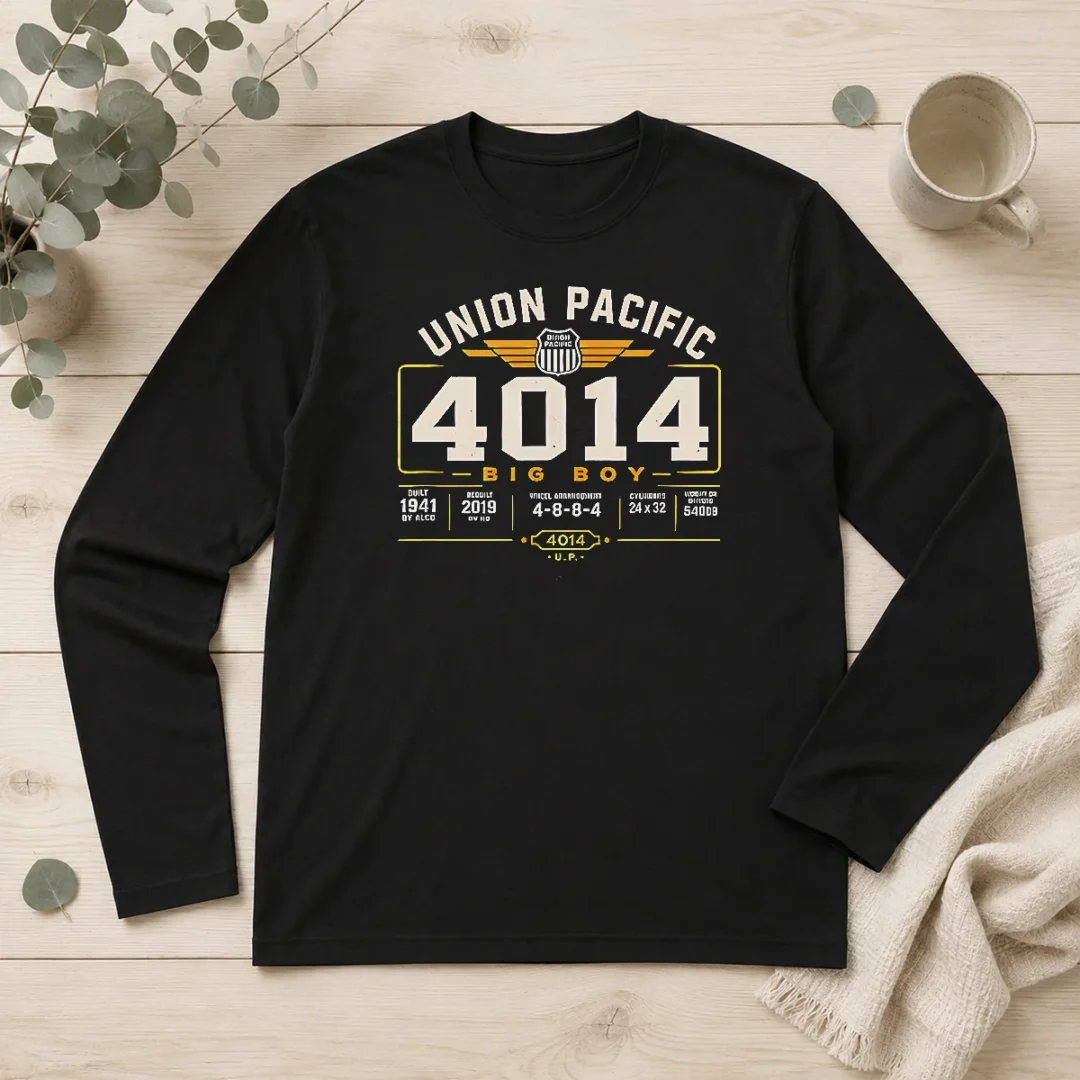 top-union-pacific-4014-big-boy-locomotive-4-8-8-4-train-long-sleeve-shirt Top Union Pacific 4014 Big Boy Locomotive 4 8 8 4 Train Long Sleeve Shirt