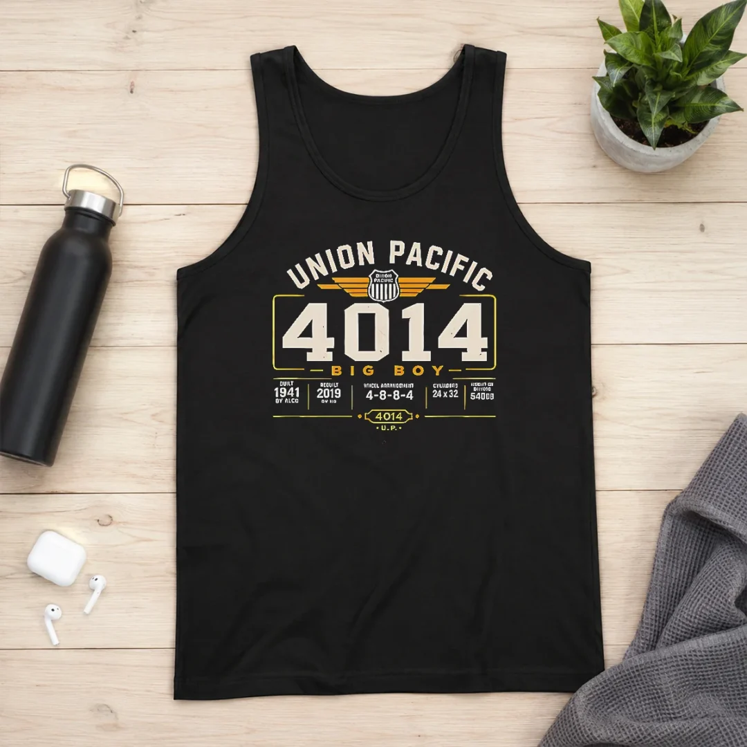 top-union-pacific-4014-big-boy-locomotive-4-8-8-4-train-tank-top Top Union Pacific 4014 Big Boy Locomotive 4 8 8 4 Train Tank Top