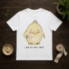 Top Yellow Chick Holding Knife I Am At My Limit