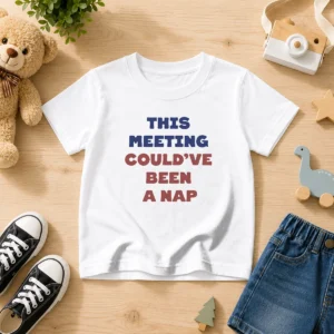 Awesome This Meeting Could'Ve Been A Nap Office Kids T-Shirt