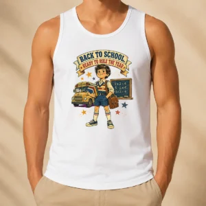 Top Hot Back To School Vintage Pride Kids Tank Top