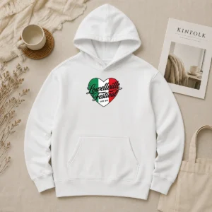 Top Hot Lowellville Festival Since 1895 Italian Heart Hoodie