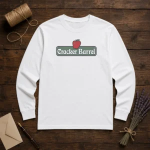 Hot Cracker Barrel Apple Long Sleeve Shirt