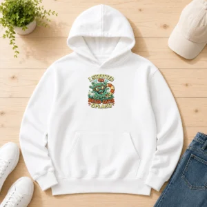 Good Vintage Brain Eater Splash Survivor Retro Copy Hoodie
