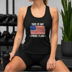 Nice This Is My Pride Flag United States Of America Patriotic National Flag Tank Top