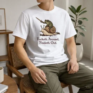 Original Fucketh Around Findeth Out Frog Snail