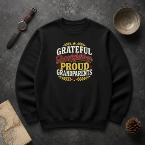 Funny Family Celebration Grateful Grandchildren Vector Sweater