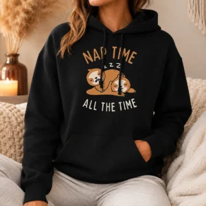 Nice Hot Nap Time All The Time Hoodie
