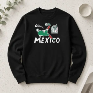 Premium Mexico Soccer Gooool Gooooal Bicycle Kick Sport Fan Mexican National Team Long Sleeve Shirt