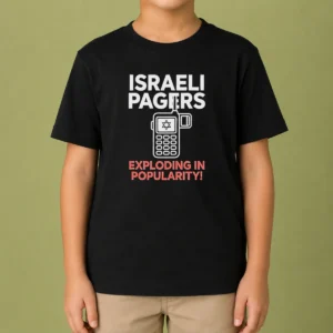 Pretty Israeli Pagers Exploding In Popularity Star Of David Pager Gag Joke Kids T-Shirt