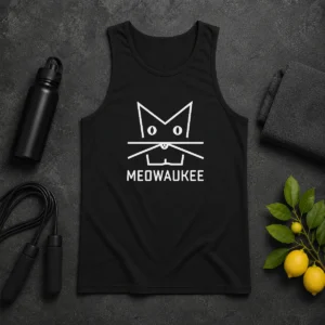 Happy Top Kat Timpf Meowaukee Tank Top