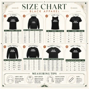 Size chart for Hot Kiss Me I'M Mogging Looksmaxxing Meme with measurements in inches and centimeters