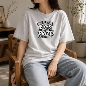 Official Back To School Gritty Streetwear Tee For Students Washed T-Shirt