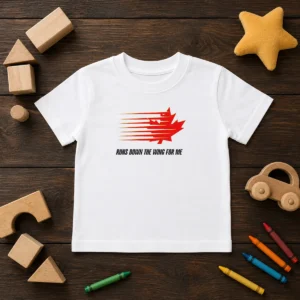 Hot Mitch Marner Toronto Maple Leafs Runs Down The Wing For Me Kids T Shirt featuring vibrant hockey graphic on a comfortable kids' tee