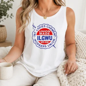Pretty International Ladies Garment Workers Union ILGWU Union Made Afl Cio Tank Top