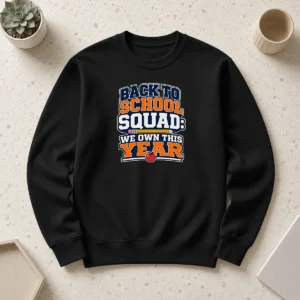 Hot Premium Back To School Typography For Proud Squad Members Sweater