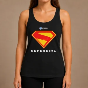 Awesome Supergirl DC Studios Logo Tank Top