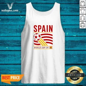 Premium Spain National Football Team World Cup 26 Soccer Team Tank Top