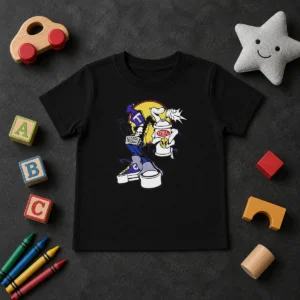 Official Tribal Zodak Graffiti Artist Streetwear Graphic Kids T-Shirt