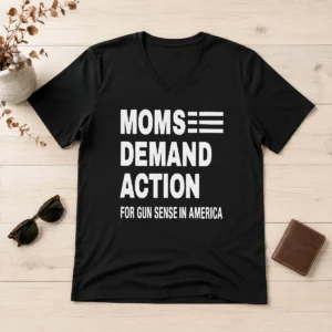 Pretty Nice Moms Demand Action For Gun Sense In America V-Neck Shirt