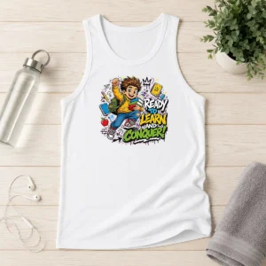 Official Excited Student Ready To Learn Back To School Tank Top