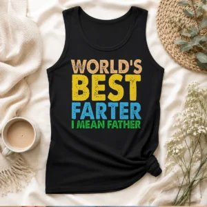 Top World'S Best Farter Funny Humor Dad Fathers Day Tank Top