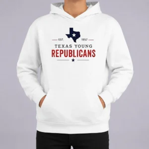 Premium Pretty Texas Young Republicans Est 1957 State Of Texas Political Organization Logo Hoodie