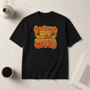 Good Grandparents Day Groovy Retro Tee Celebrating Warmth Wisdom
