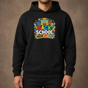Top Back To School Excitement Vector Hoodie