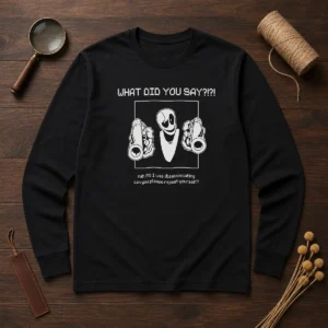 Pretty WD Gaster What Did You Say Disassociating Meme Long Sleeve Shirt