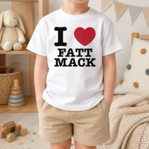 Nice I Love Fatt Mack Kids T-Shirt