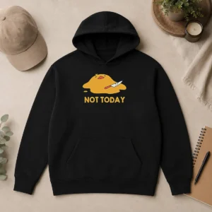 Official Melted Duck With Knife NOT TODAY Hoodie