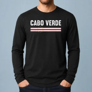 Premium Cabo Verde Flag National Pride Long Sleeve Shirt