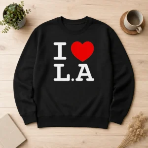 Pretty I Love LA Basic Sweater
