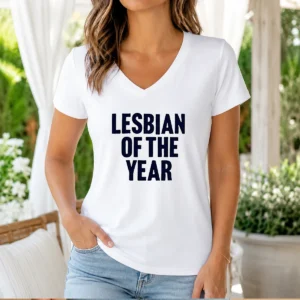 Top Lesbian Of The Year Pride LGBTQ Award V-Neck Shirt